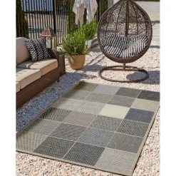 Teppich Clyde 120x170cm beige-blau