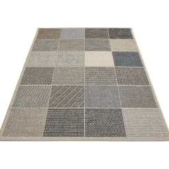 Teppich Clyde 120x170cm beige-blau