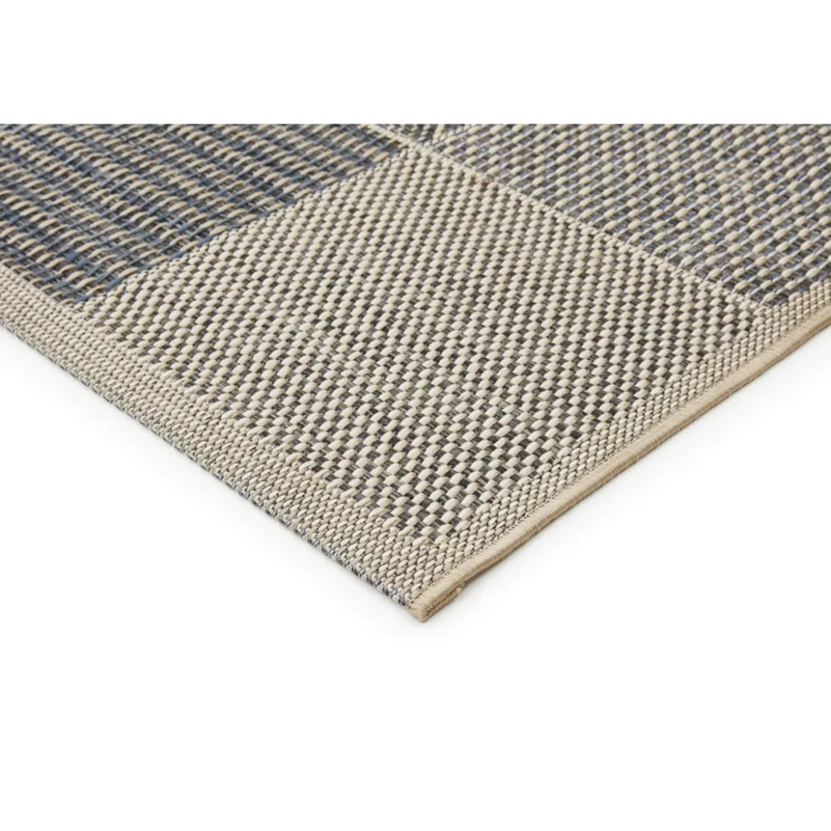 Teppich Clyde 120x170cm beige-blau