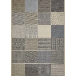 Teppich Clyde 120x170cm beige-blau