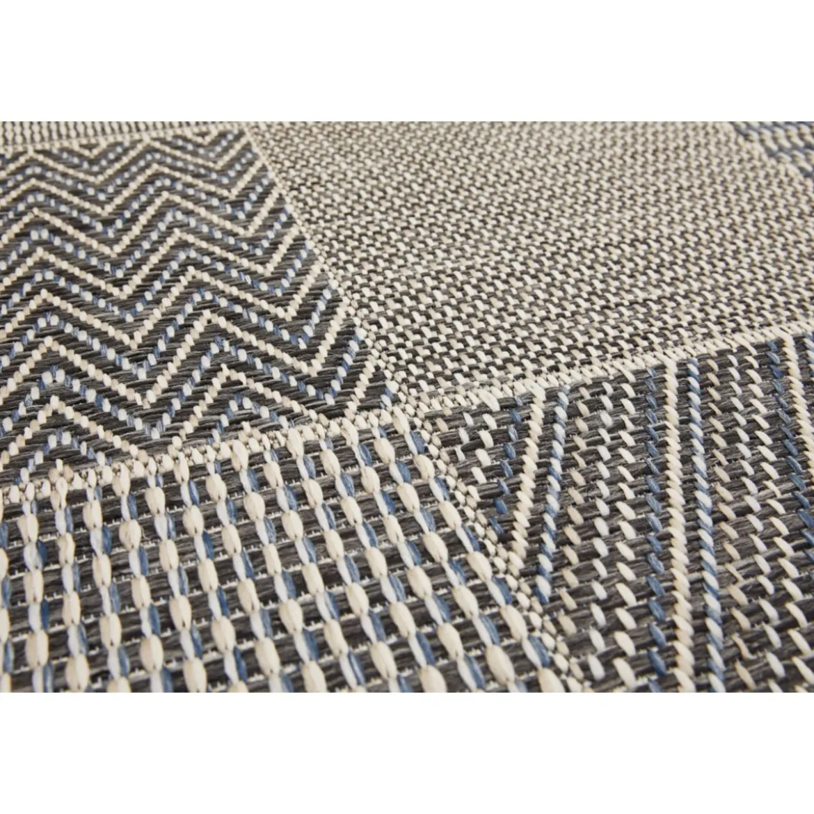 Teppich Clyde 120x170cm beige-blau