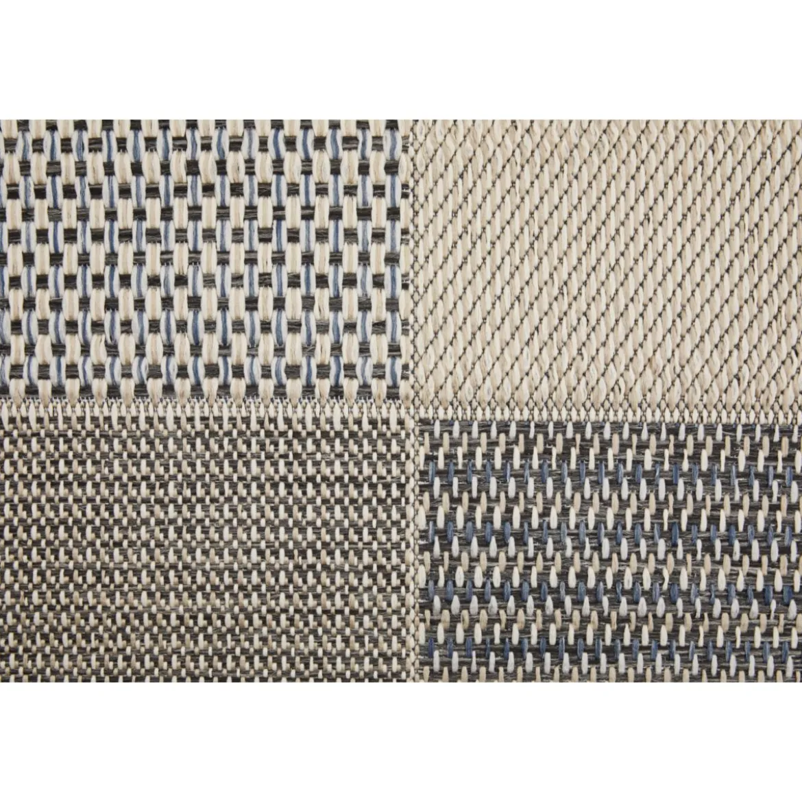 Teppich Clyde 120x170cm beige-blau