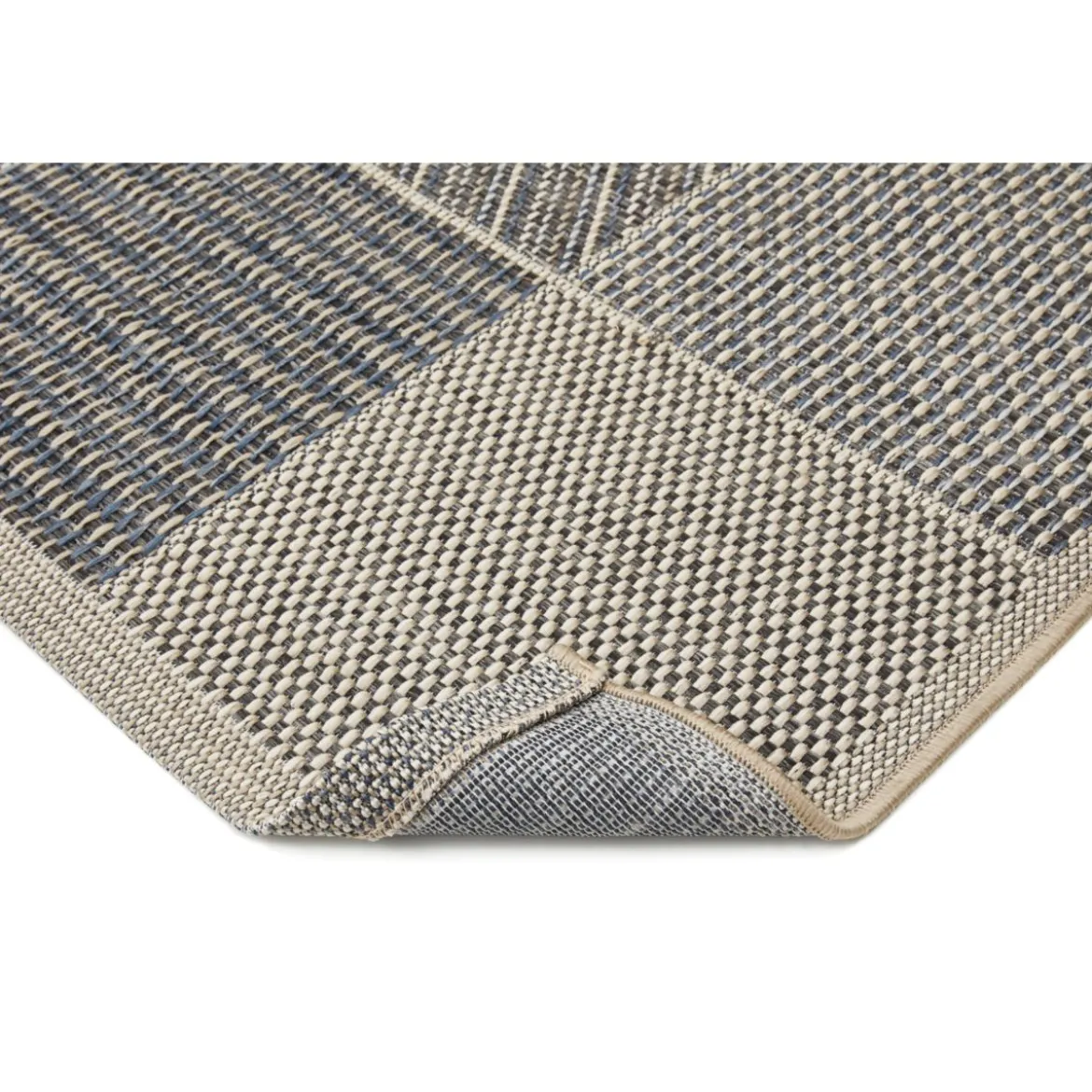 Teppich Clyde 120x170cm beige-blau