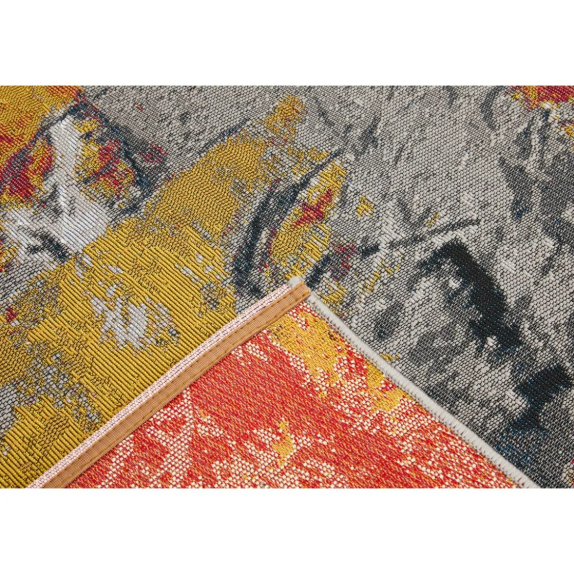 Teppich Portland 120x170cm grau-multi