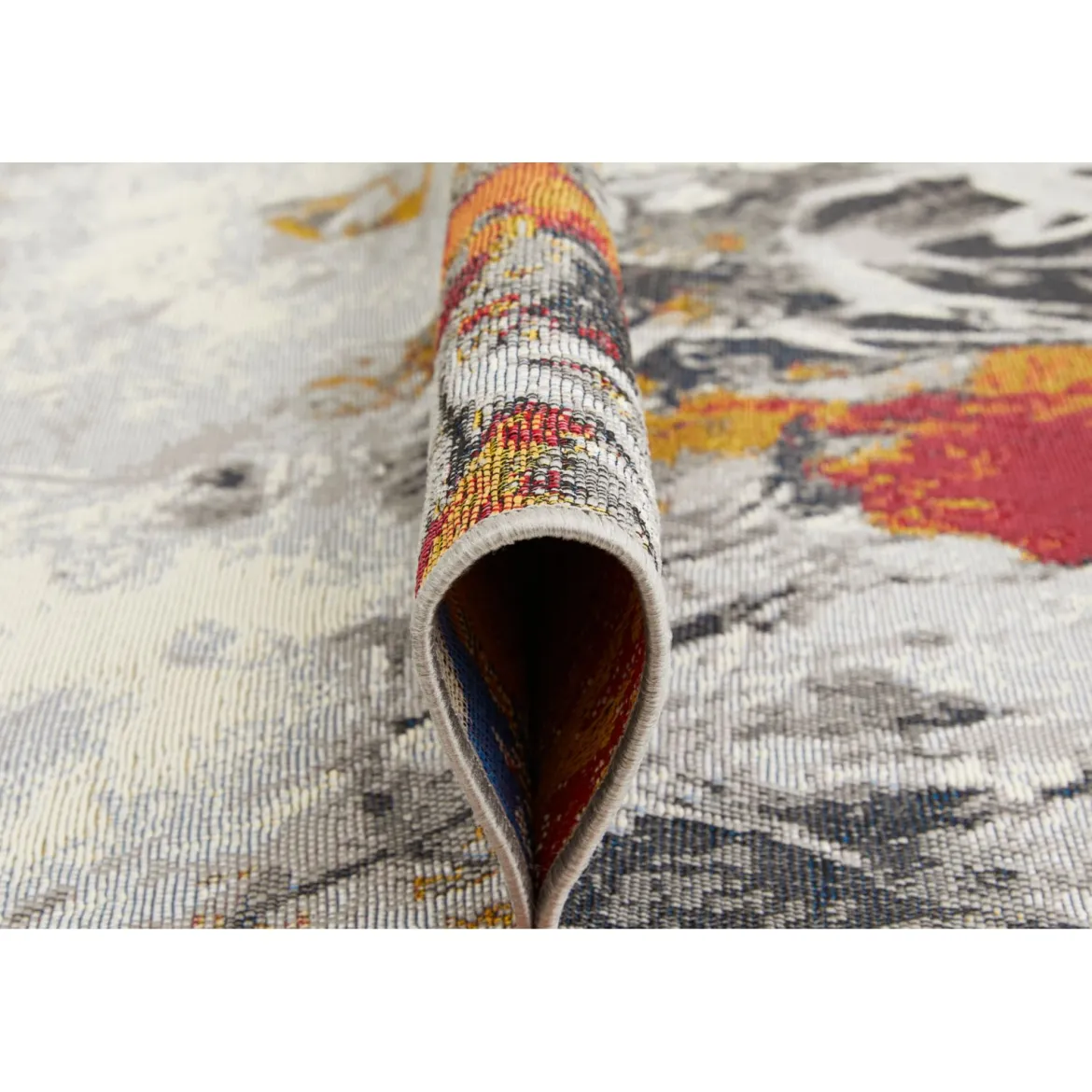 Teppich Portland 80x150cm grau-multi