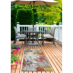Teppich Portland 80x150cm grau-multi