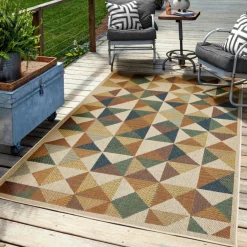 Teppich Sedona 120x170cm Kaestchen multi