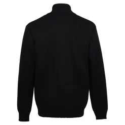 Terrax Workwear Strickjacke Herren schwarz melange M