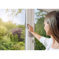 Tesa IS Pollen- & Insektengitter für bodentiefe Fenster, anthrazit, 1,2x2,4m