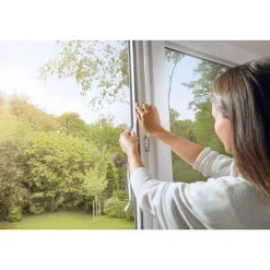 Tesa IS Pollen- & Insektengitter für Fenster, anthrazit, 1,3x1,5m