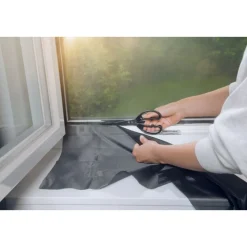 Tesa IS Pollen- & Insektengitter für Fenster, anthrazit, 1,3x1,5m
