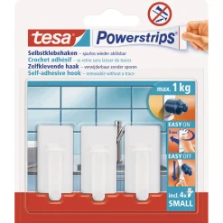 Tesa Mini-Haken classic weiß