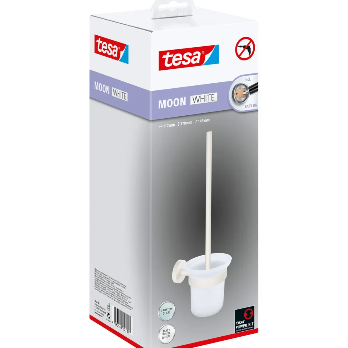 Tesa MOON White WC-Bürstengarnitur