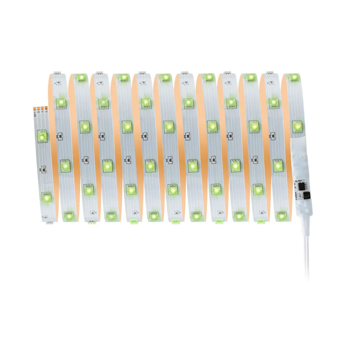 TIP LED Stripe Komplett Set 5m RGB IP2013W 230/24V weiss
