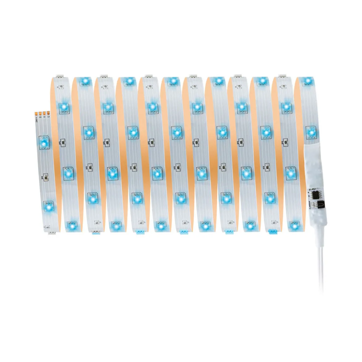 TIP LED Stripe Komplett Set 5m RGB IP2013W 230/24V weiss