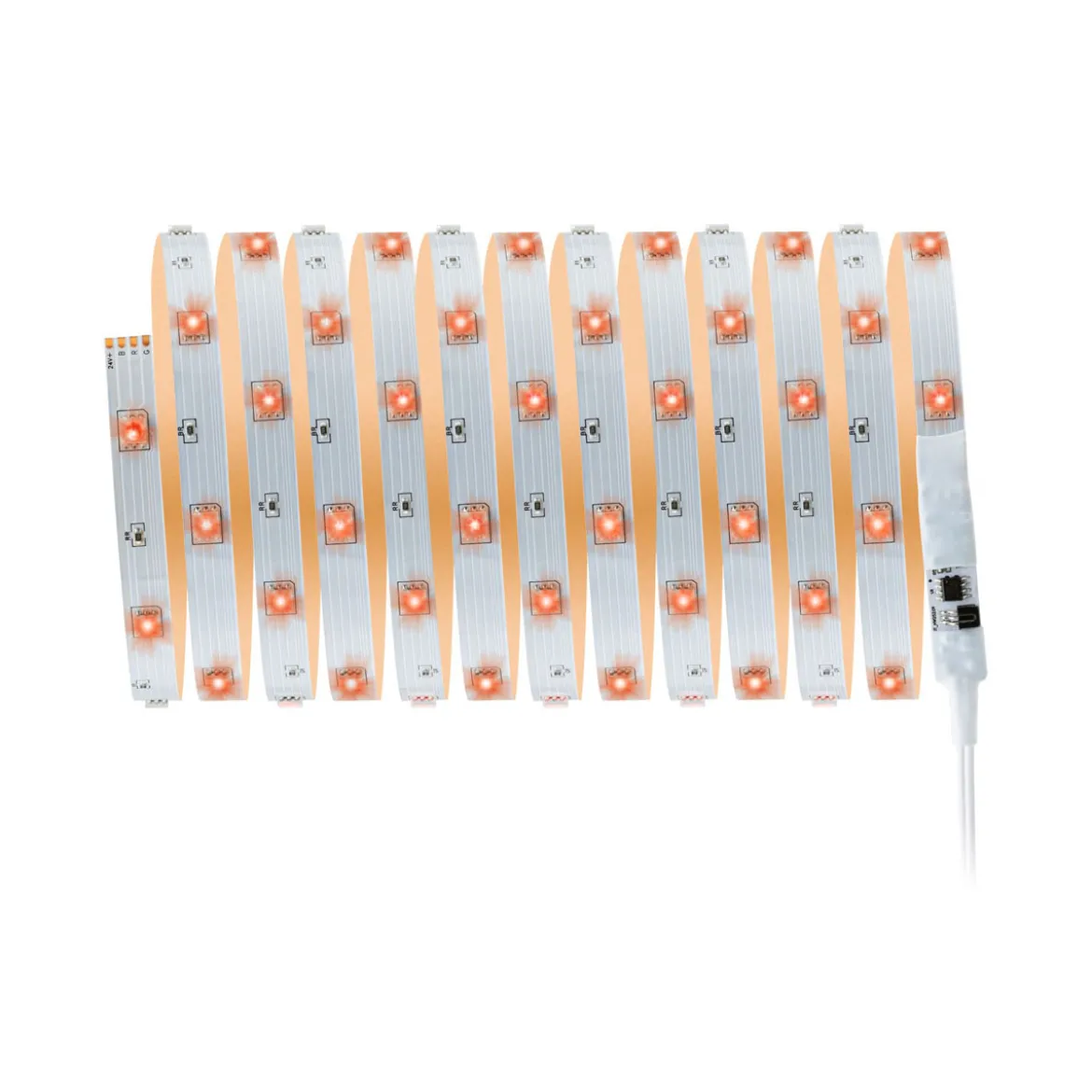 TIP LED Stripe Komplett Set 5m RGB IP2013W 230/24V weiss