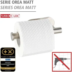 Toilettenpapierhalter Orea MattTurbo-Lock Edelstahl