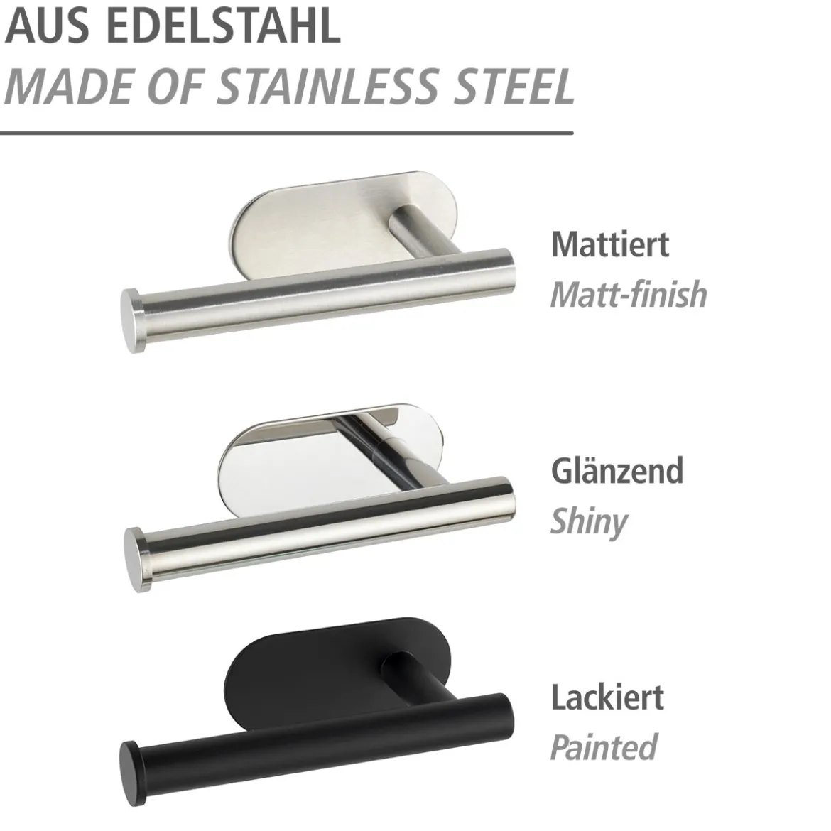 Toilettenpapierhalter Orea MattTurbo-Lock Edelstahl