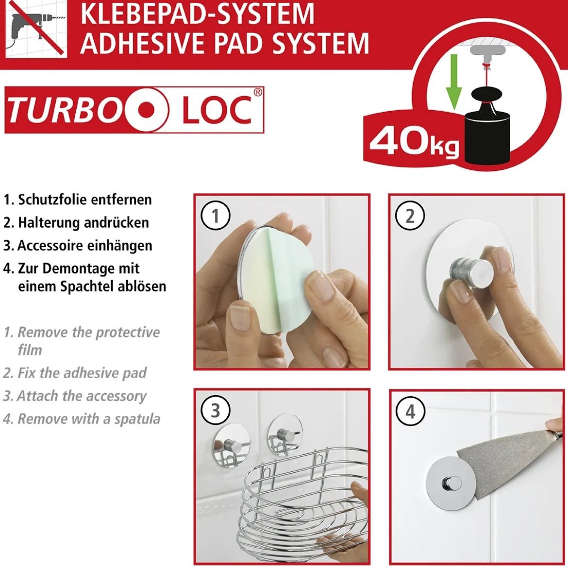 Toilettenpapierhalter Orea MattTurbo-Lock Edelstahl