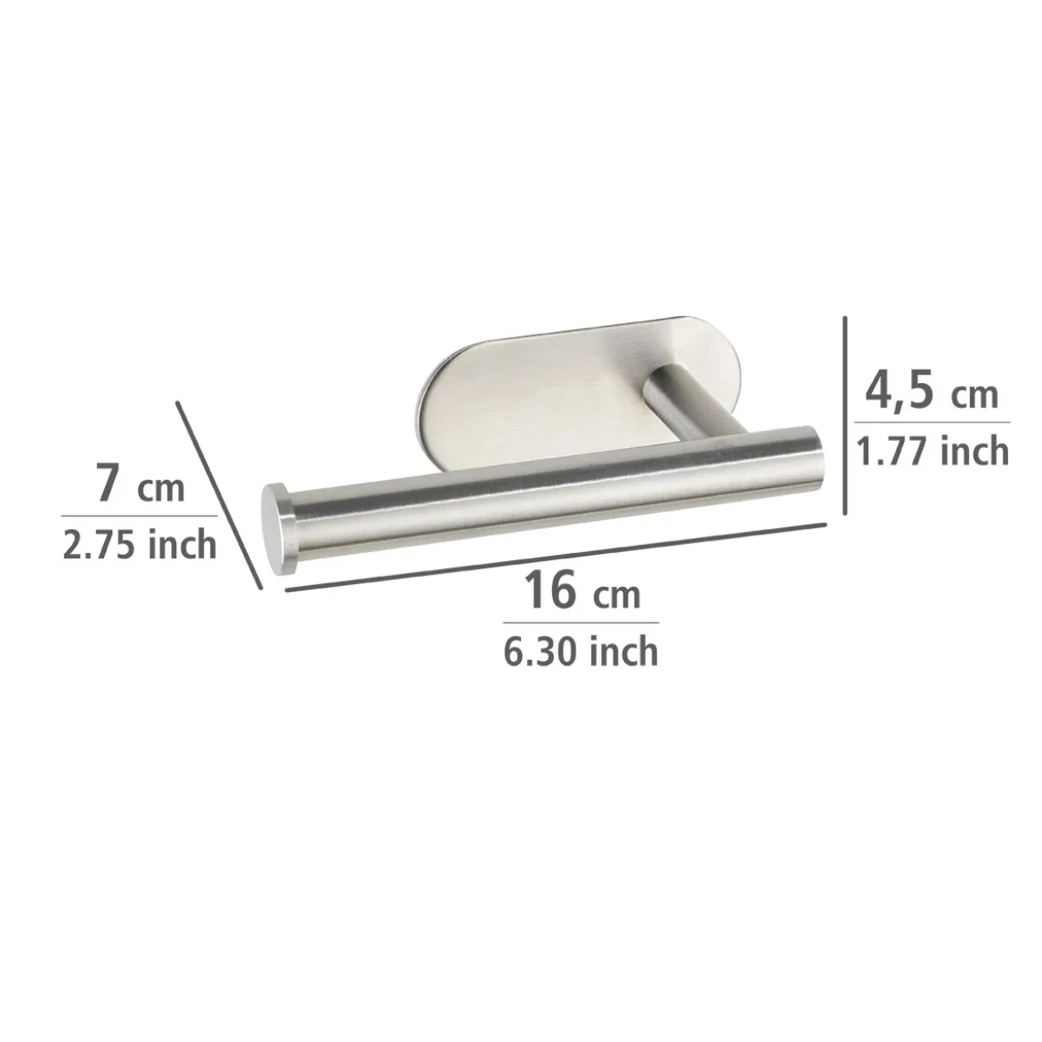 Toilettenpapierhalter Orea MattTurbo-Lock Edelstahl