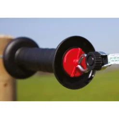 Torgriff mit Seil- und Litzenanschluss schwarz für 10-20 mm