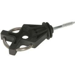 Torisolator X3 Durchmesser 6 mm verzinkt schwarz 10 Stück