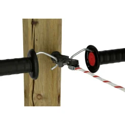 Torisolator X3 Durchmesser 6 mm verzinkt schwarz 10 Stück