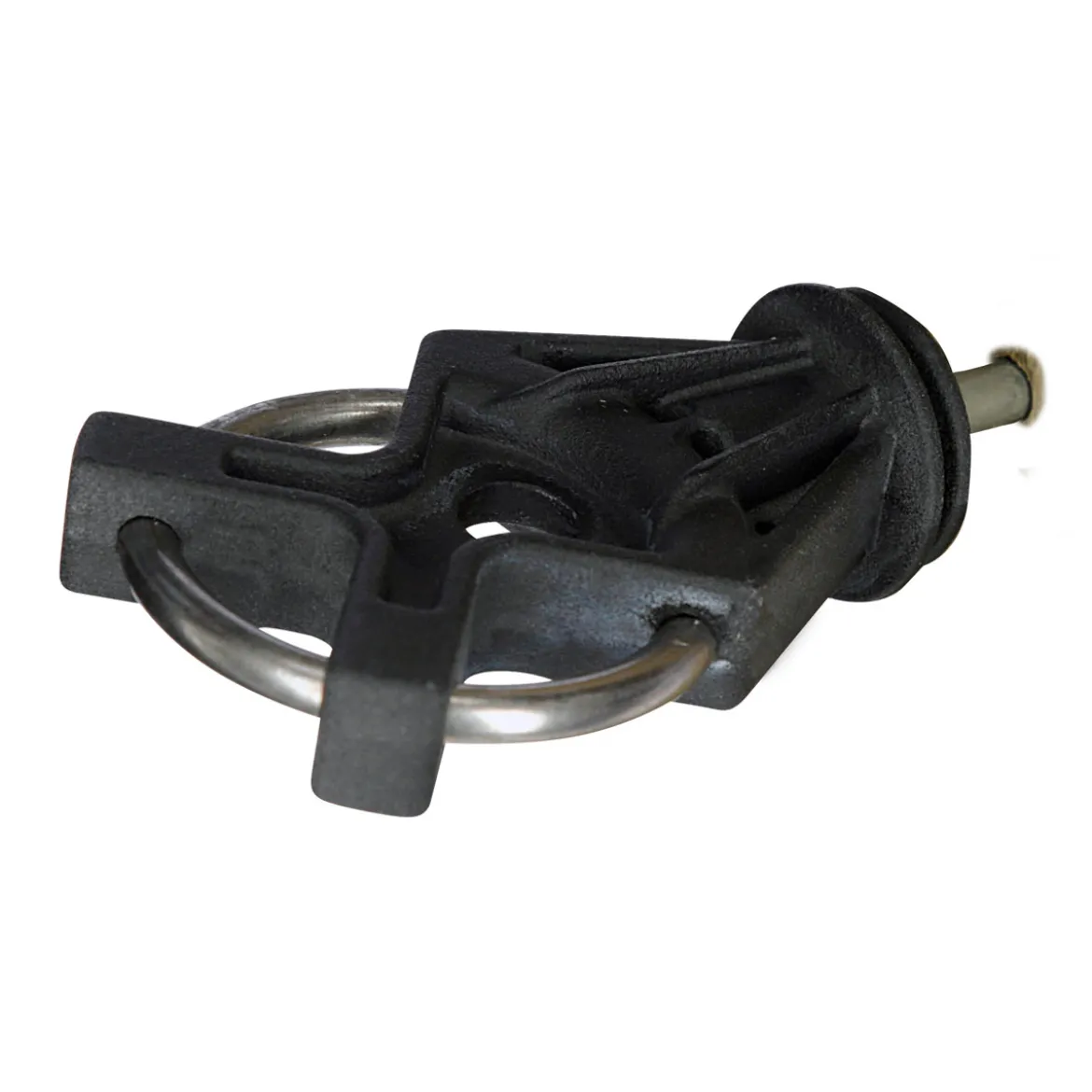 Torisolator X3 Durchmesser 6 mm verzinkt schwarz 10 Stück