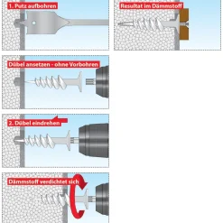TOX Dämmstoffdübel Thermo 50 4 Stück