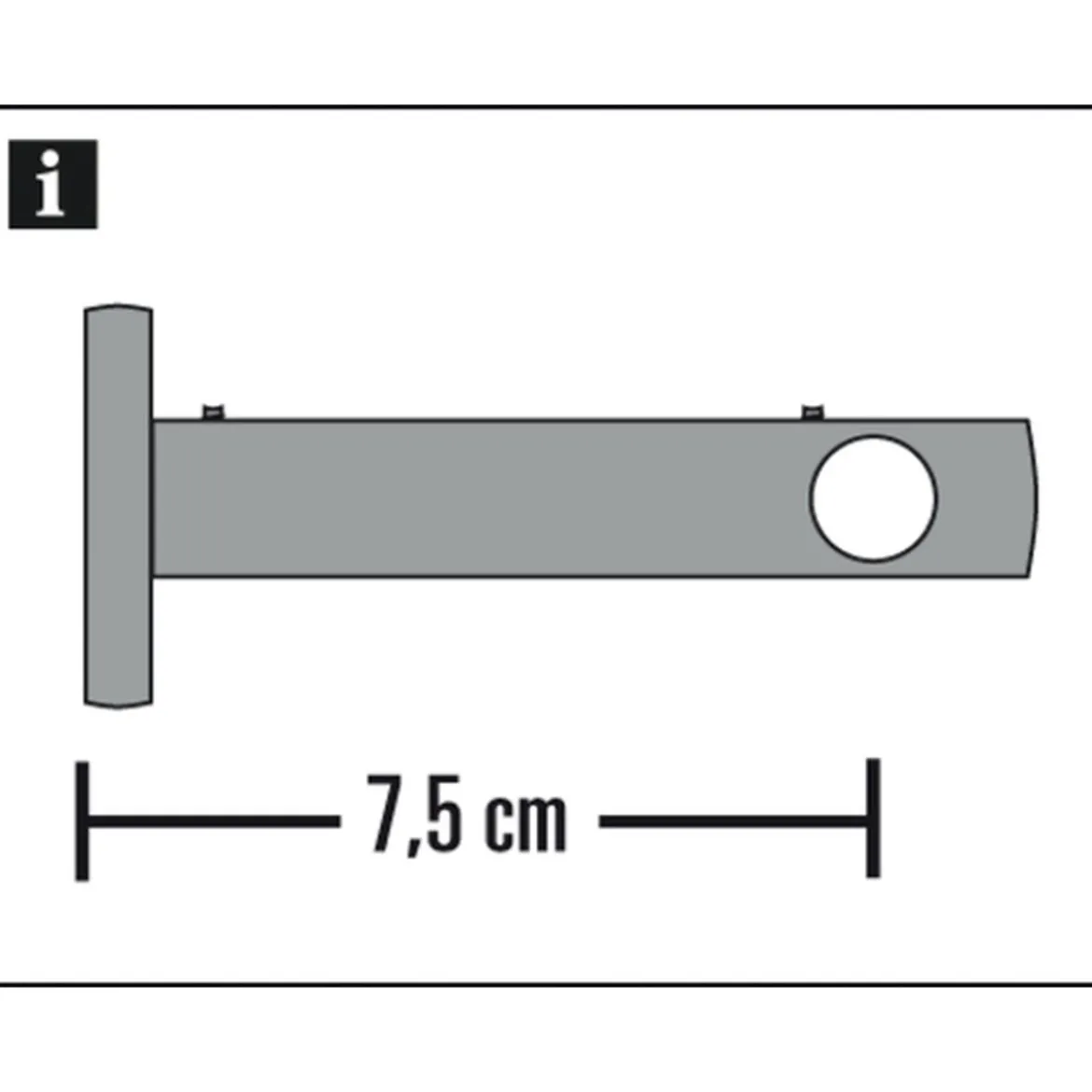 Träger 7,5 cm New York 12 mm edelszahl