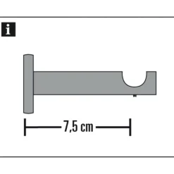 Träger 1lfg. offen Memphis 16mm edel.opt