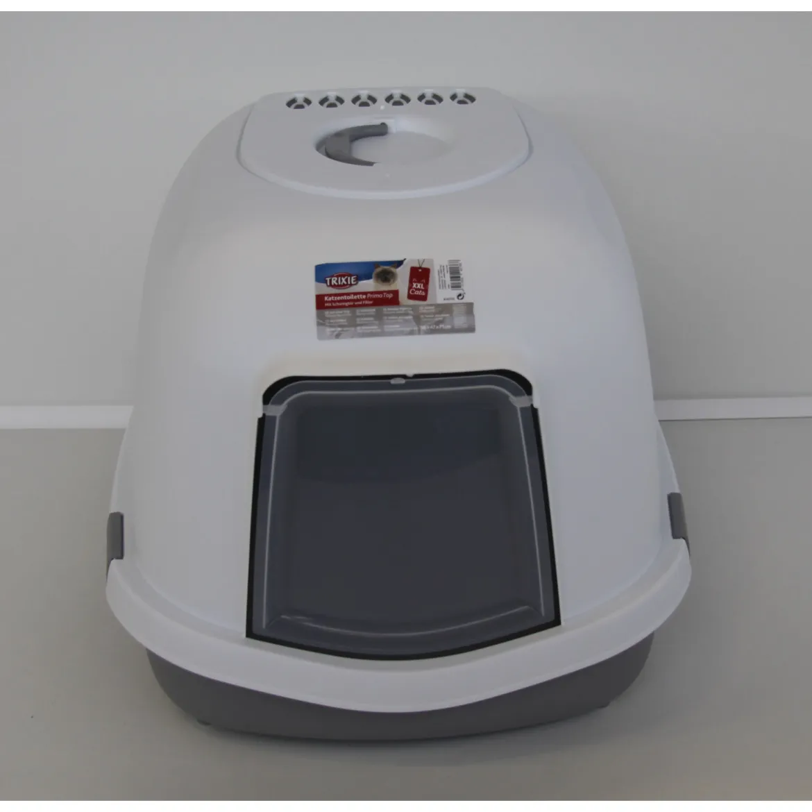 Trix Katzentoilette Primo XXL Top gr/we56x47x71cm m. Haube