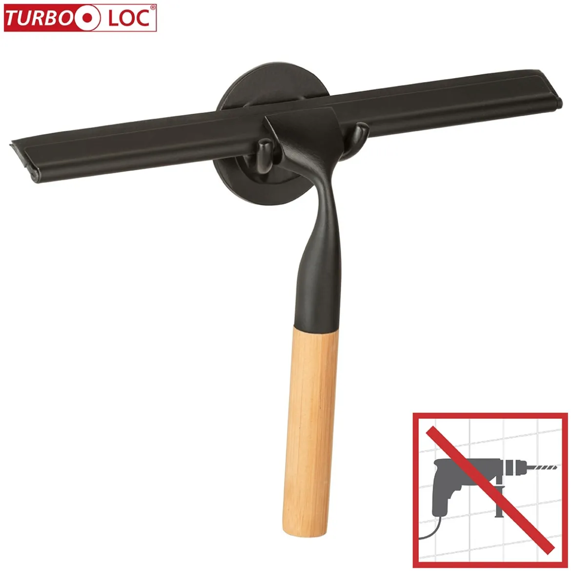 Turbo-Loc Badezimmerwischer Bambusa