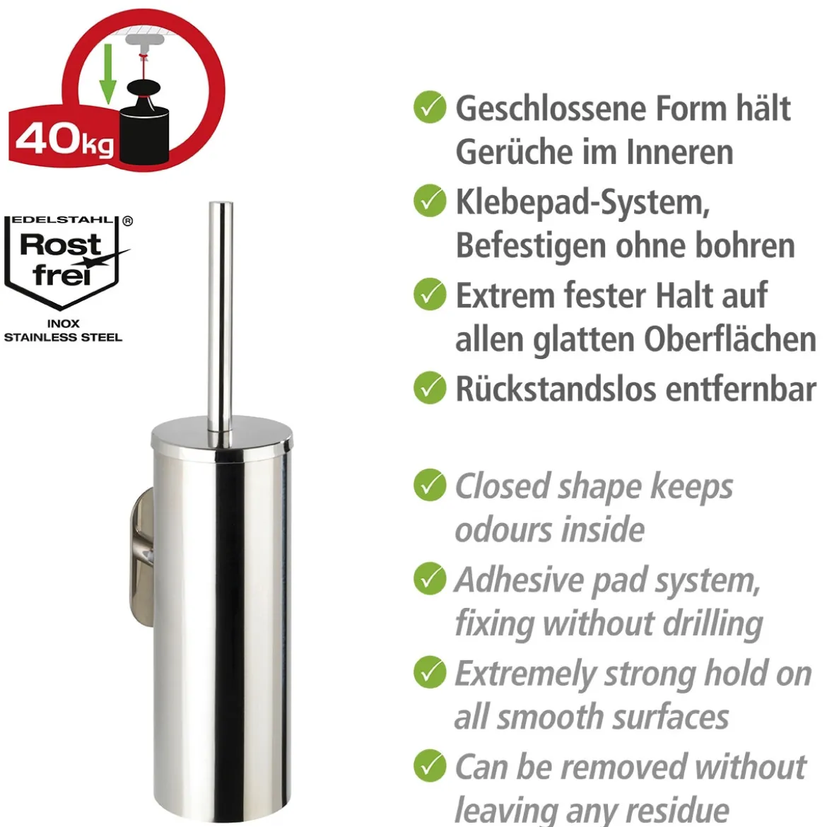 Turbo-Loc WC-Garnitur geschl. OreaShine