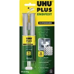 UHUZwei-Komponenten-Klebstoff plus endfest Doppelkammerspritze 25 g