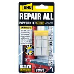 UHUZwei-Komponenten-Klebstoff repair all powerkitt minis 6 x 5 g