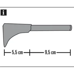 Universal-Träger 1+2lf DM 25edelstahloptik