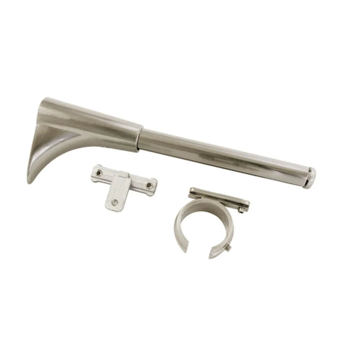 Universal-Träger 1+2lf DM 25edelstahloptik