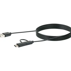 USB 3.1 A-kabel C St./2.0 Micro B St -2.0 A St. 1m sw