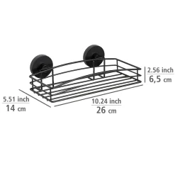 Vacuum-Loc Wandablage schwarz