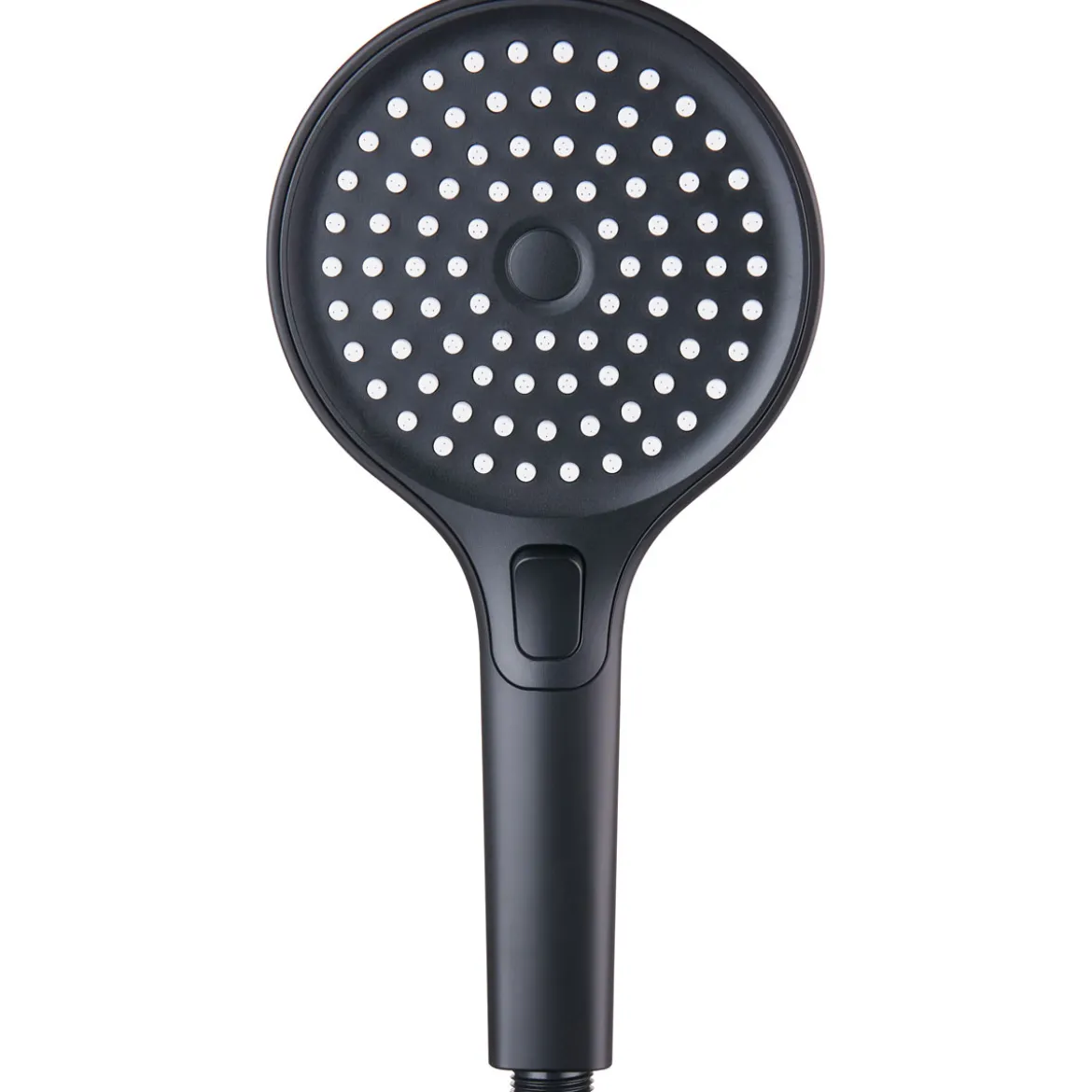 Valblue Handbrause Oria schwarz matt 3S Softstrahltechnik Anti-Kalk Dm.13cm