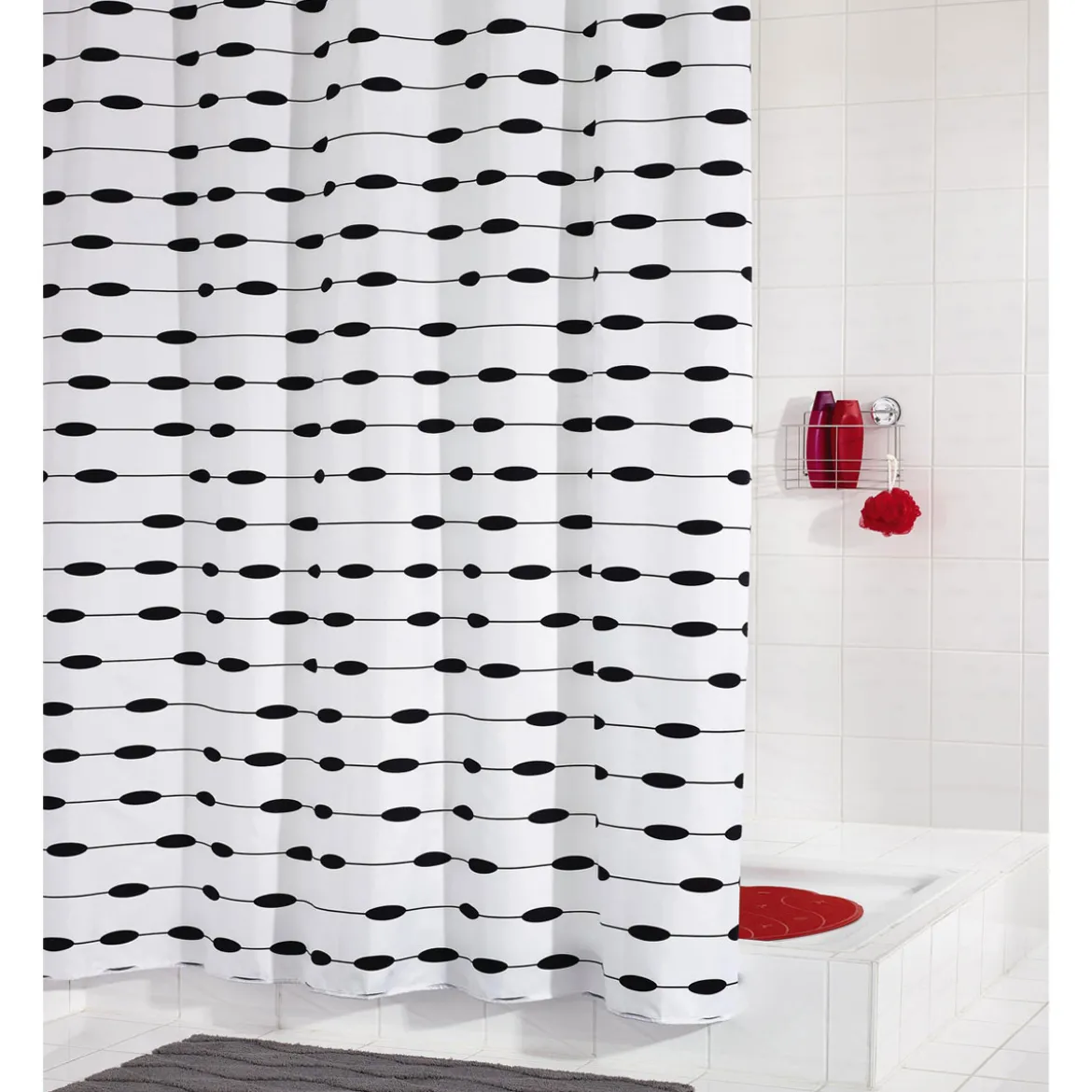 ValblueDuschvorhang Lace Textil 180 x 200 cm