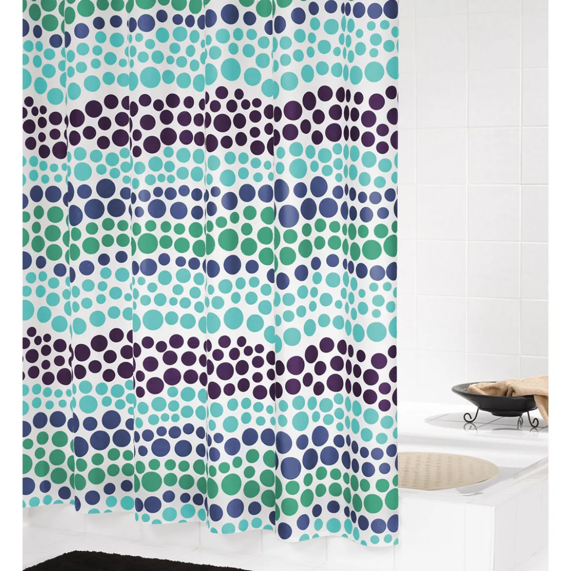 ValblueDuschvorhang Layer Folie 180 x 200 cm grün-blau