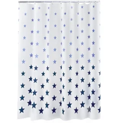 ValblueDuschvorhang Stella Folie 180 x 200 cm blau