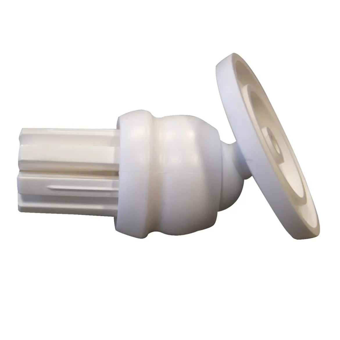 ValblueSchrägwandadapter für 25 mm Duschgestänge Vario weiß