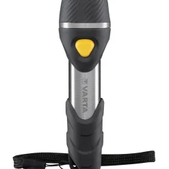 Varta LED-Taschenlampe Day Light Multi LED F10 mit Batterien schwarz