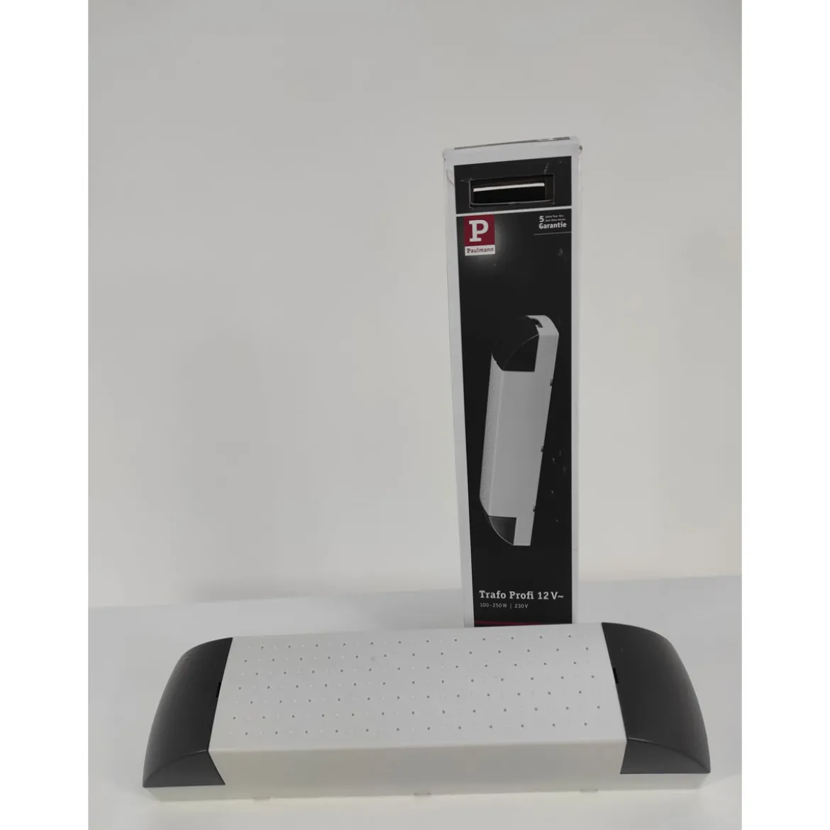 VDE Profi Elektroniktrafo 100-250W230/12V 250VA grau/schwarz