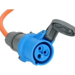Verl.-Leitung 25m CEE230V/16A IP44H07RN-F3G2,5 orange Stecker u. Kupplung
