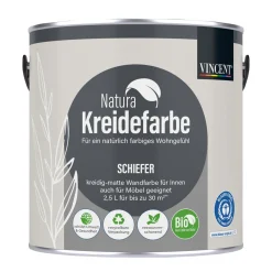 VincentNatura Kreidefarbe Schiefer matt 2,5 L