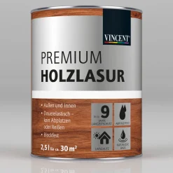 Vincent Premium Holzlasur Kiefer 2,5 L